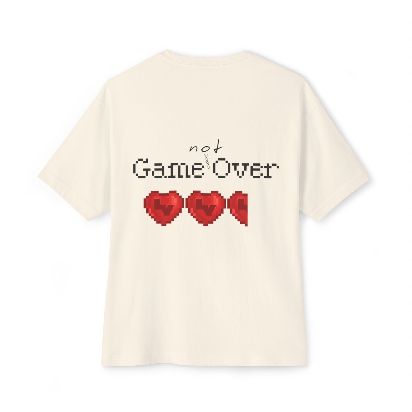 Game not Over Oversized Boxy Tee