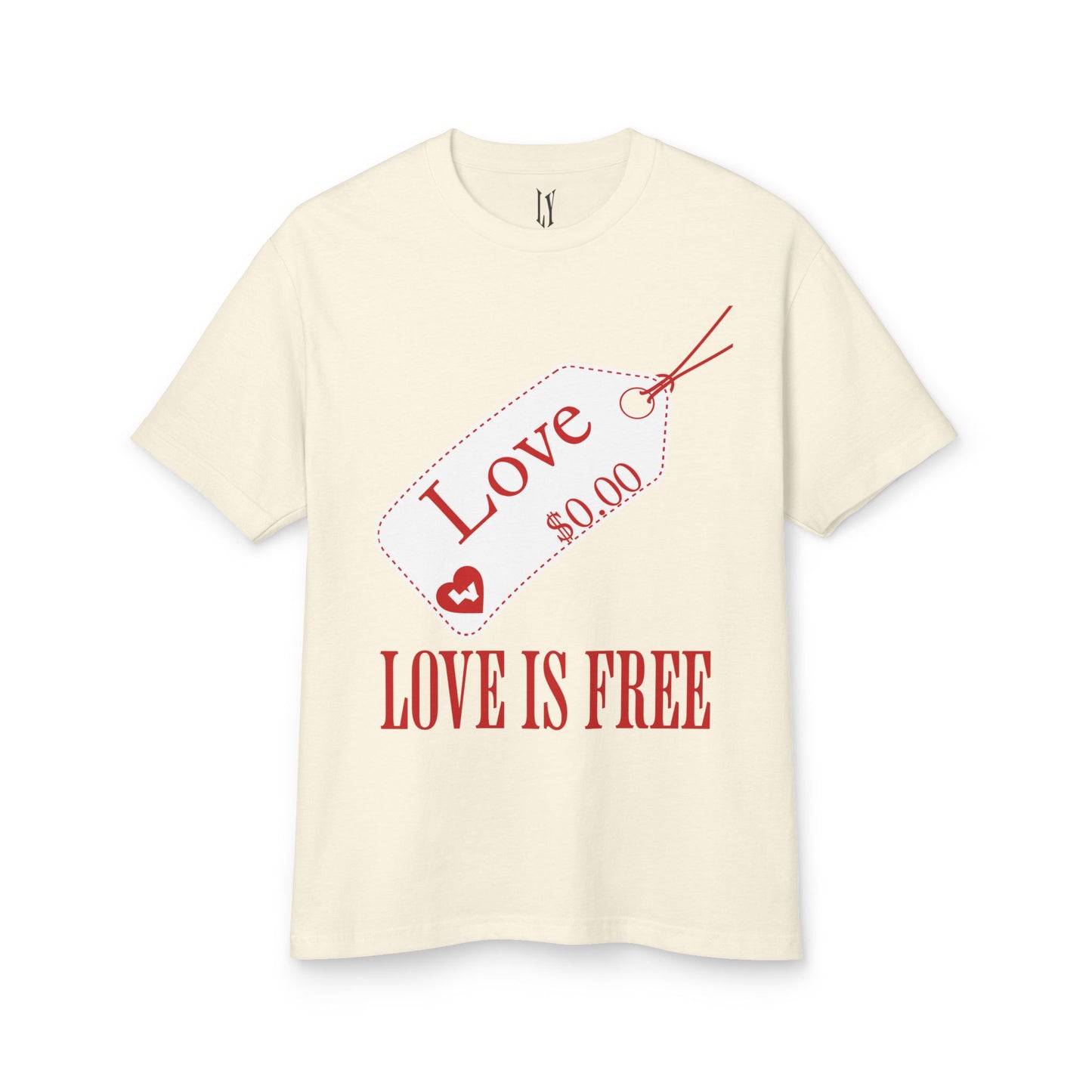 Love Is Free Heavyweight Tee